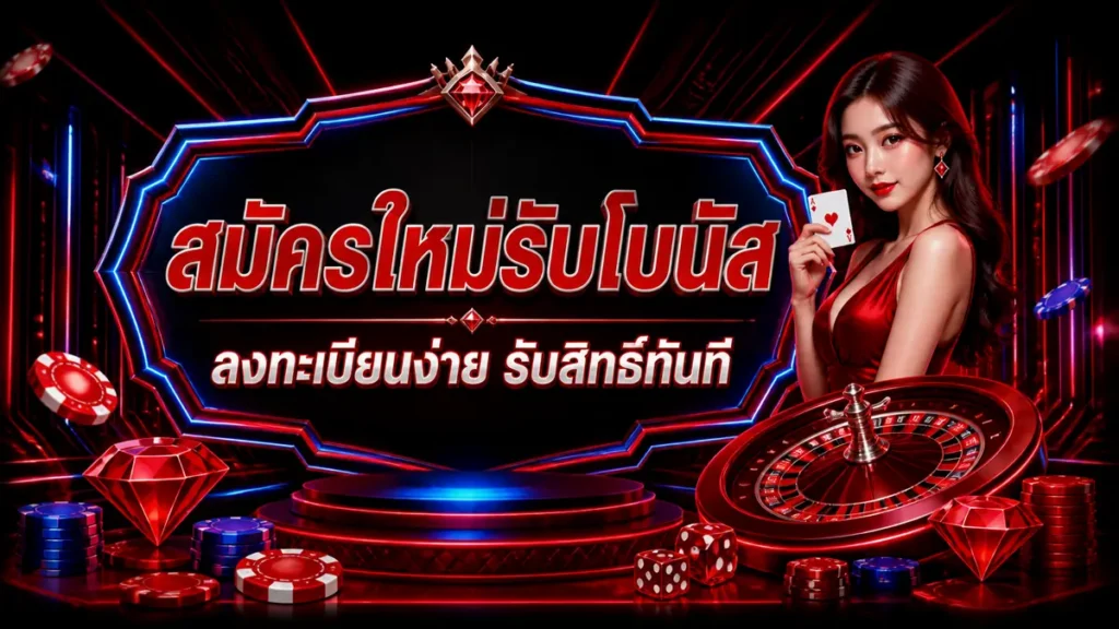 สมัครใหม่รับโบนัส